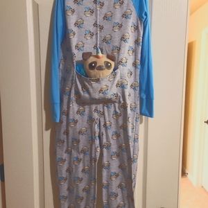 Justice sz 8 pug pajamas